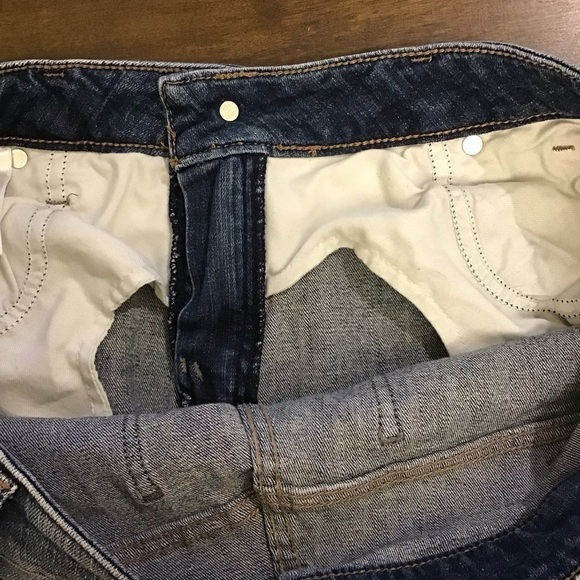 Silver Jeans 32 (12) Boyfriend Jeans Released Hem Frayed Mid Rise Stretch - Picture 6 of 11